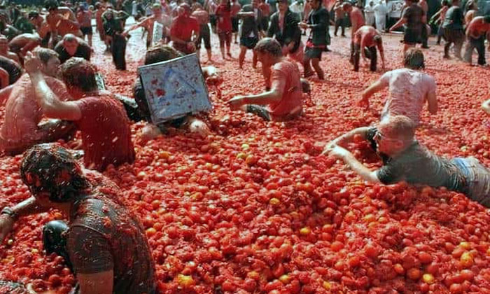 festival la tomatina di spanyol